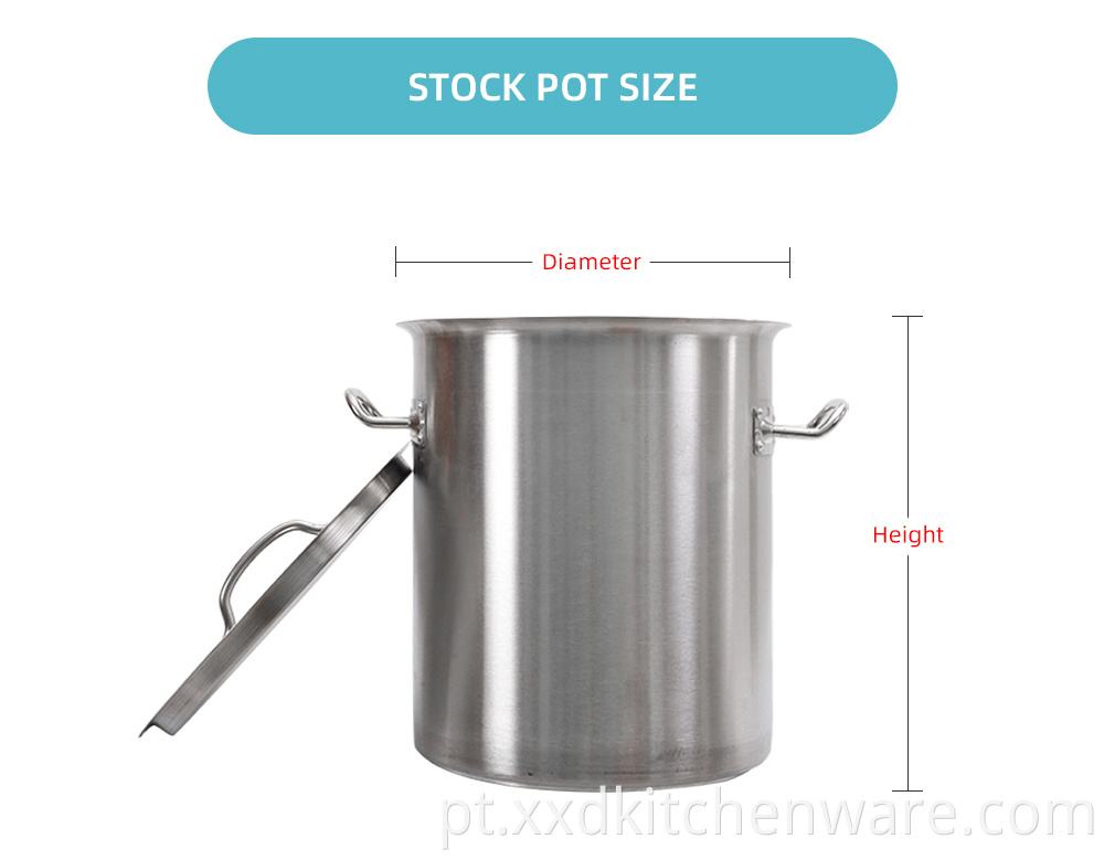 Stainless Steel Stockpot With Lid